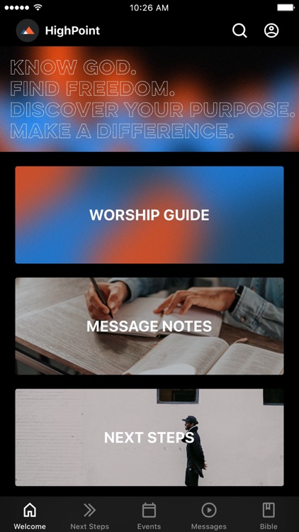 HighPoint Church App