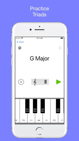 Game screenshot Notes, Scales & Triads hack