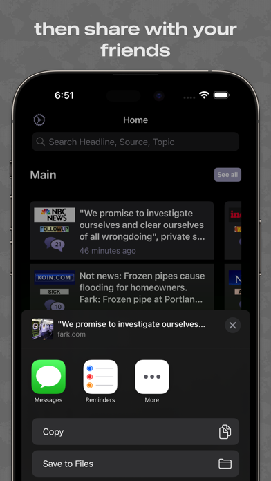 Fark® Not News Reader Screenshot