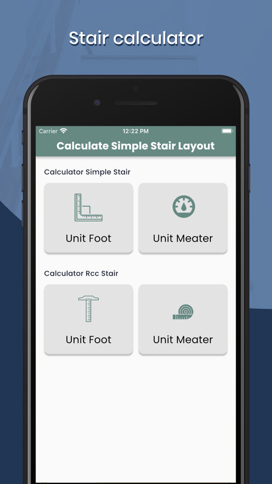 #1. Stair Calculator RCC (iOS) 由: Kantaben Gorasiya