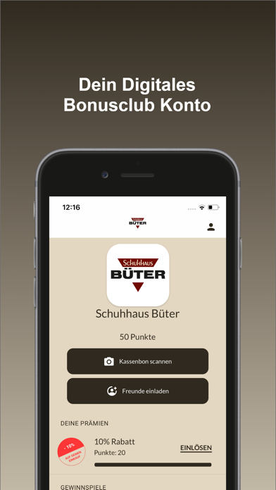 Schuhhaus Büter Screenshot