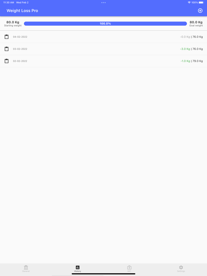 Weight Loss Tracker Pro