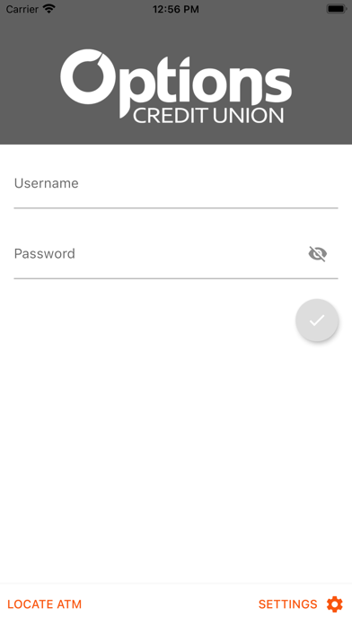 Options Credit Union Screenshot