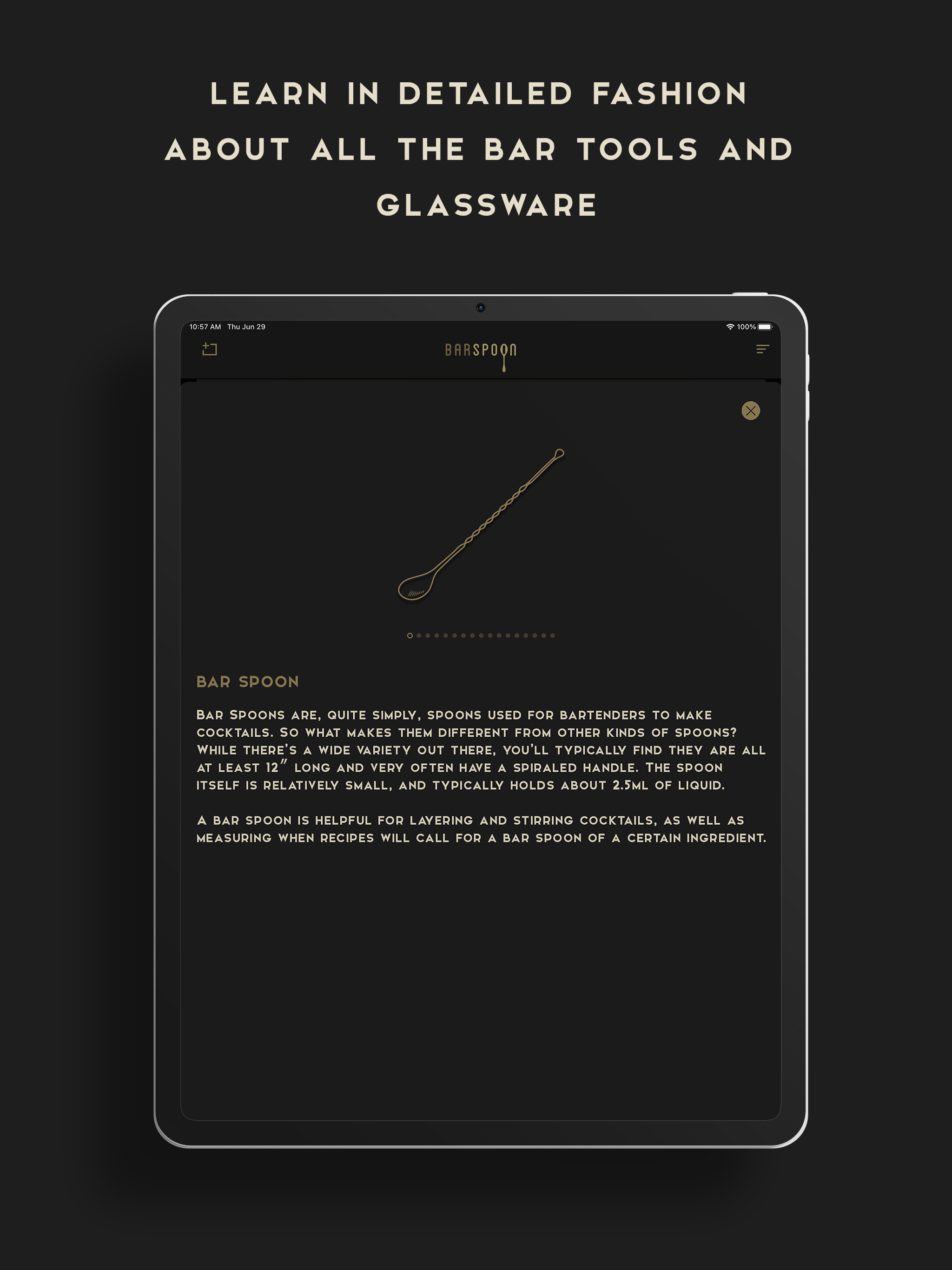 BarSpoon - the cocktail app! screenshot 12