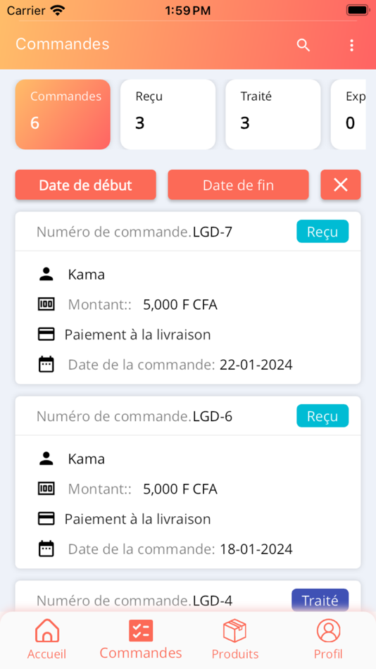 #2. Le Grand Dépôt-Vendeur (iOS) Podle: STEEVEN ACHI