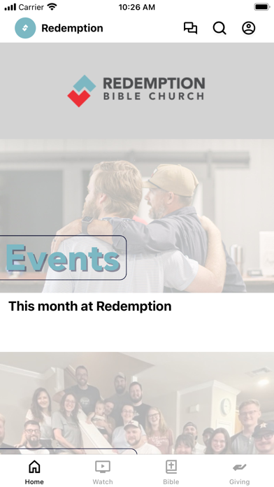 Redemption Bible Church Screenshot