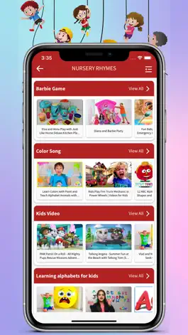 Game screenshot Nursery Rhymes Video Tube Kidz mod apk