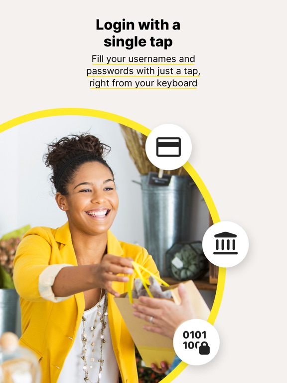 Norton Password Manager iPad app afbeelding 3