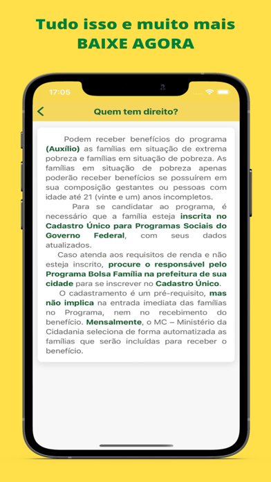 Consulta Auxílio - Guia Rápido Screenshot