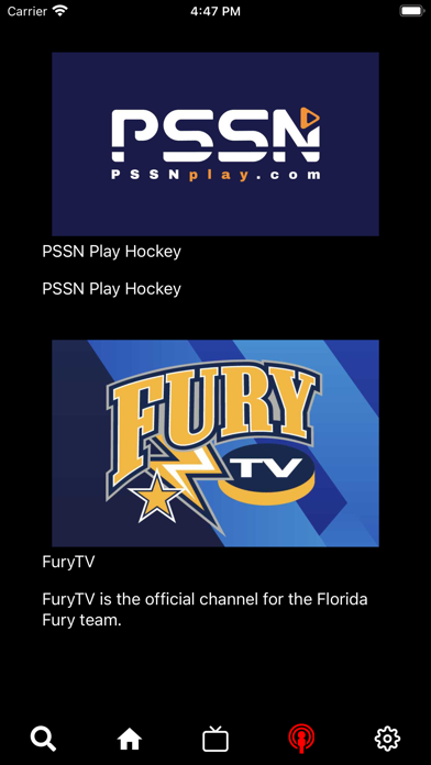 PSSN play Hockey Screenshot