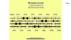 Jazzhacker Scales for 4x Bass screenshot 2