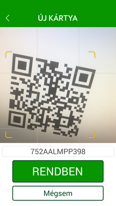 E-MENZA Mobilkártya Screenshot