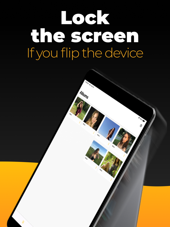 Hide pictures. Secret locker iPad screenshot 6 - Utilities app