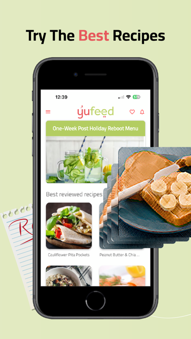 yufeed Healthy Meals & Recipes Screenshot