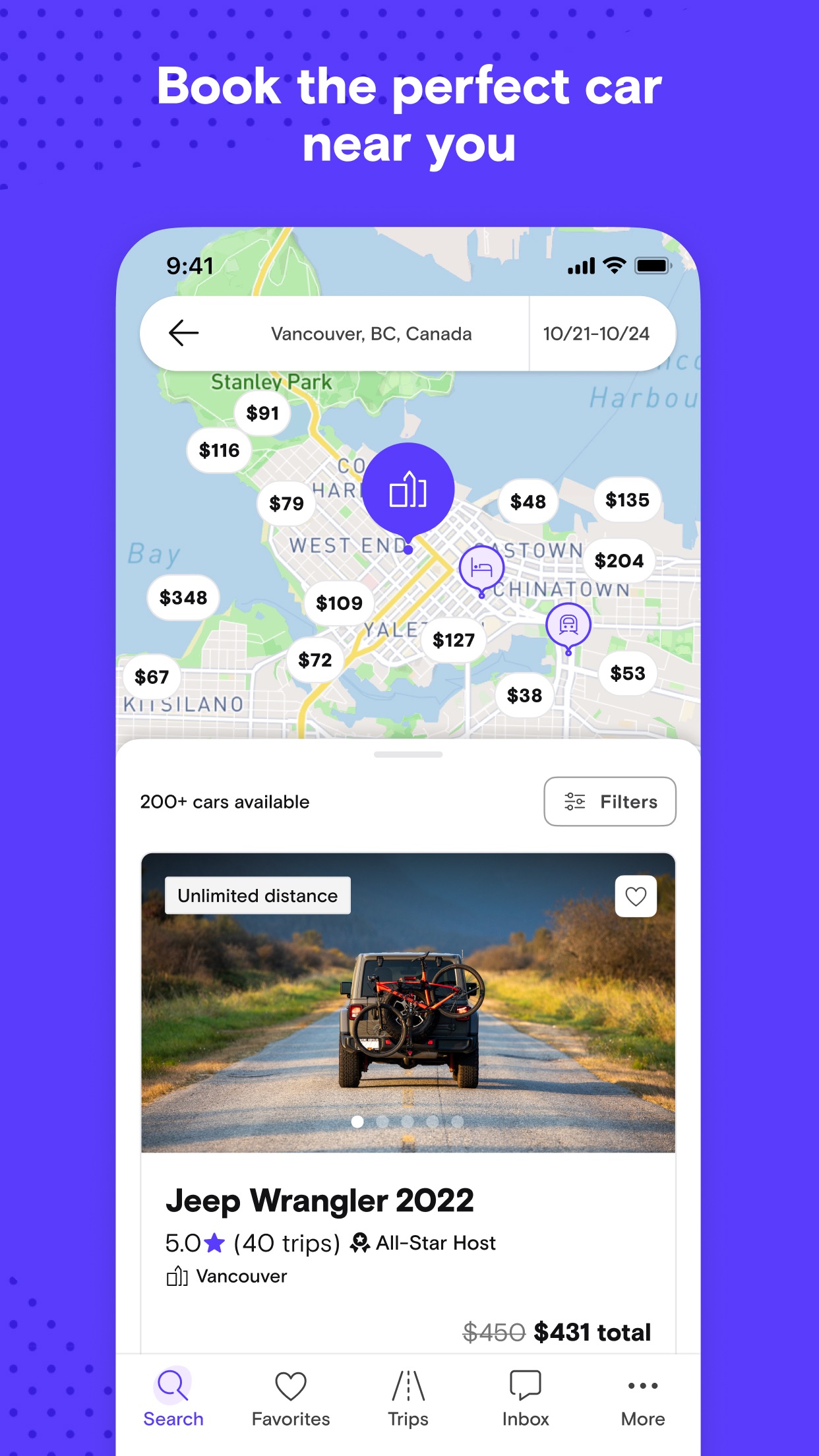 Turo — Car rental marketplace screenshot 1