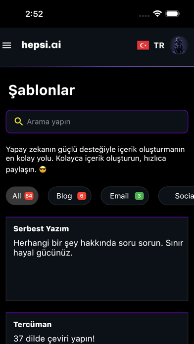 hepsi.ai Screenshot