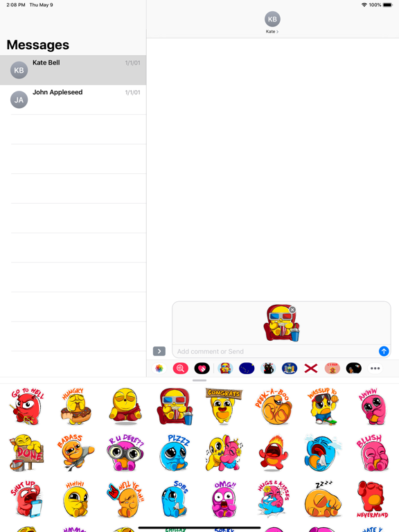 Screenshot #5 pour Boo emoji - weird stickers