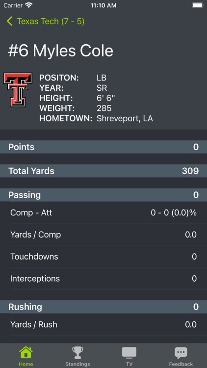 Texas Tech Football Schedules screenshot-6