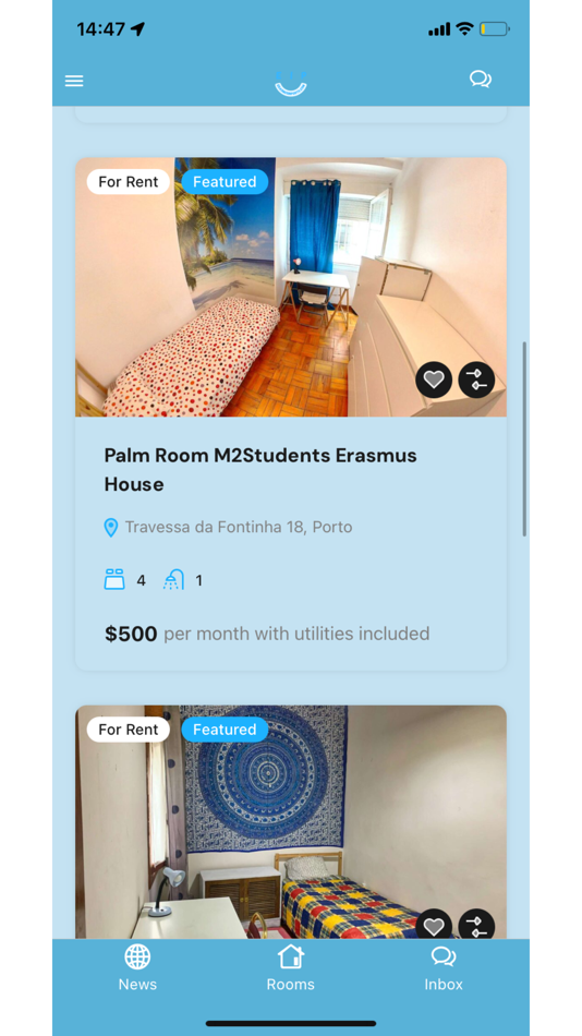 #2. Student Rooms in Porto (iOS) 由: Andre Gentil Homem