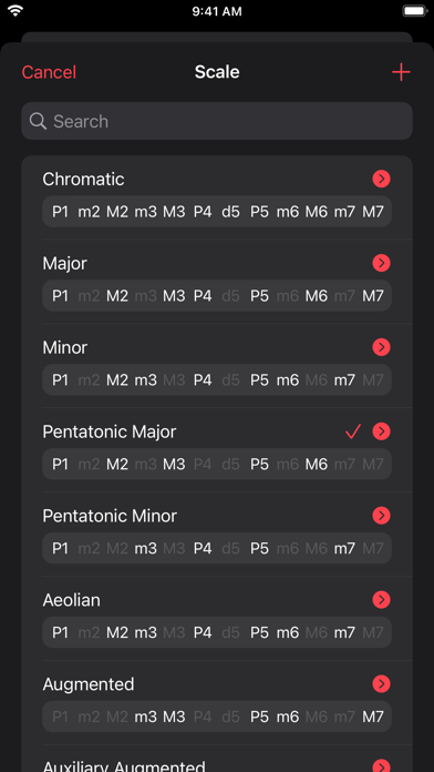 Guitar Scales + Screenshot