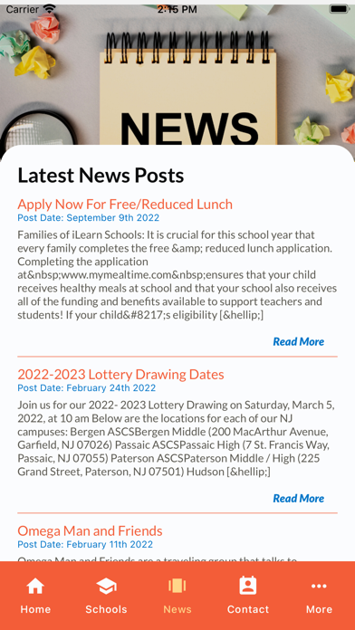 iLearn Schools Connect Screenshot