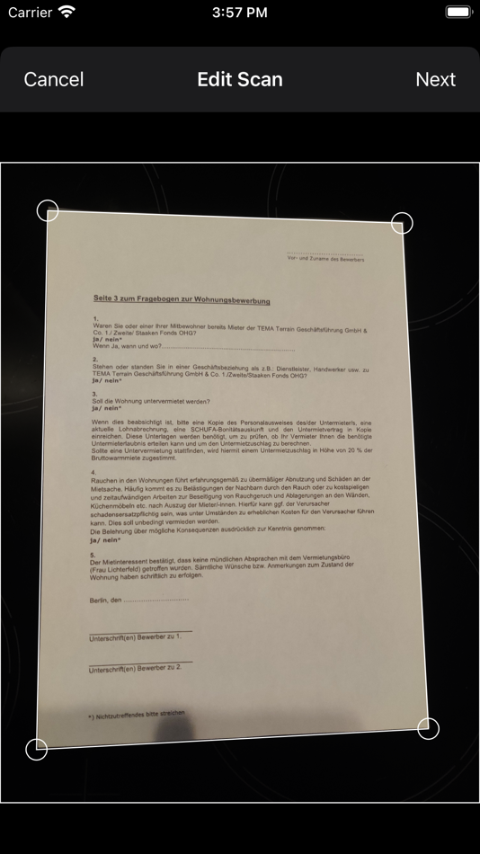 #3. SimpleScanner (iOS) 由: DATUREX GmbH