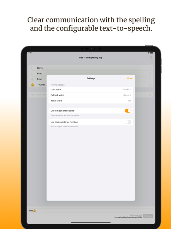 Screenshot #6 pour Bee — The spelling app