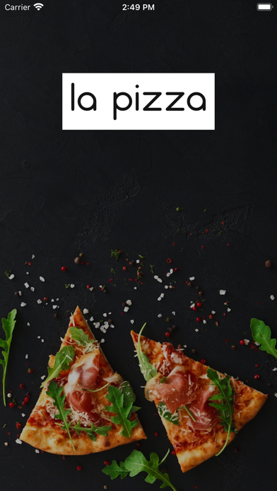 La Pizza App Screenshot