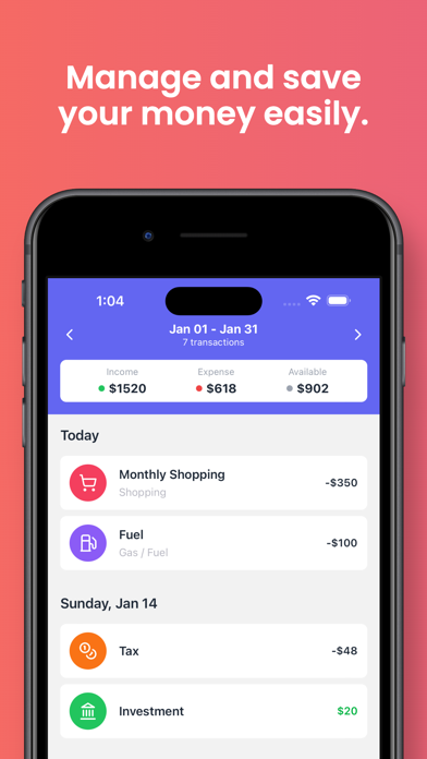 Moneymate - Expense Tracker Screenshot
