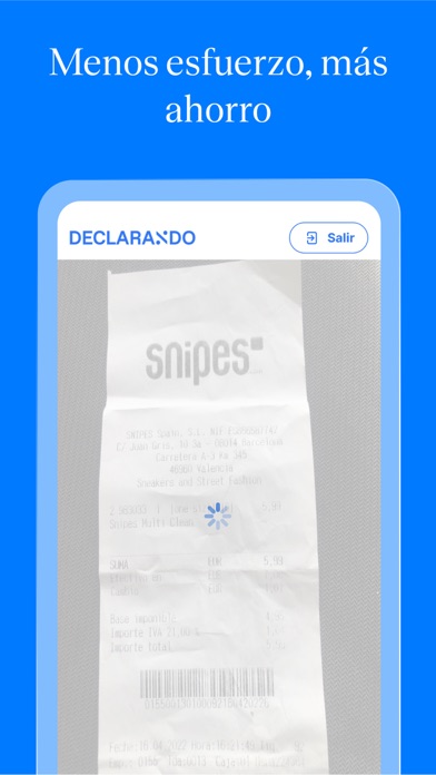 Declarando tickets Screenshot