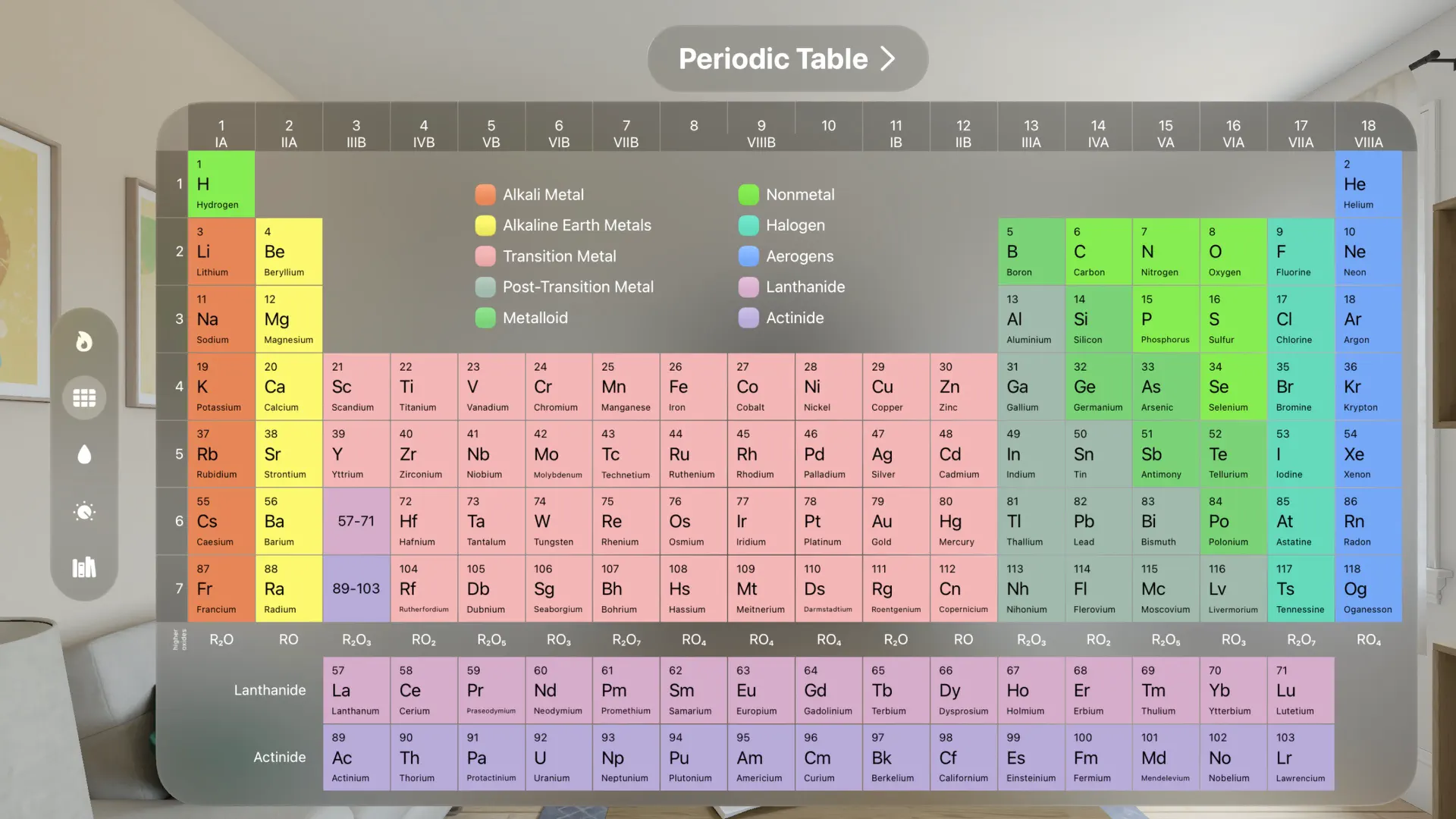 Chemistry. Periodic table. AI screenshot 3