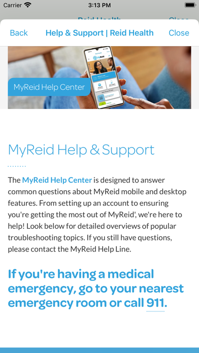 MyReid Screenshot
