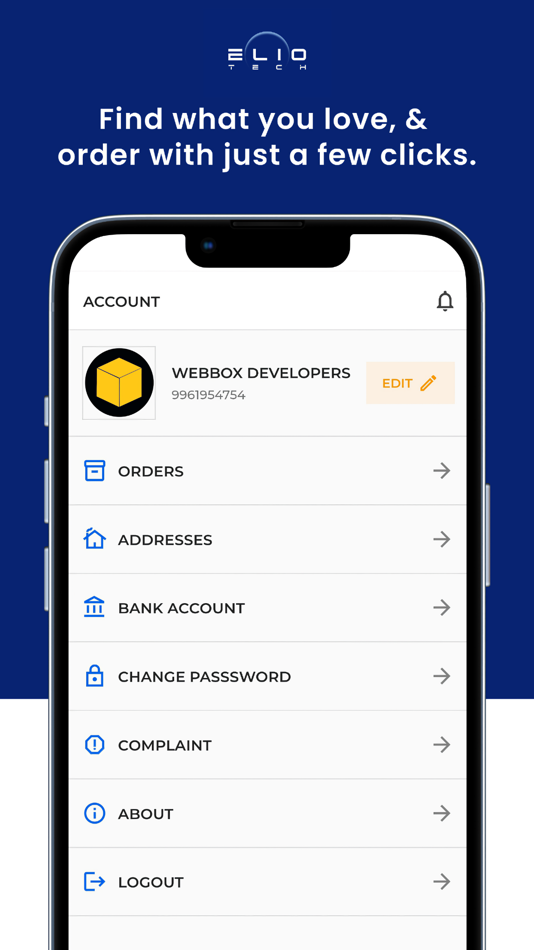 #4. Elio Ecommerce (iOS) By: Saoirse IT Solutions LLP