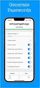 Strong Password Generator screenshot #1 for iPhone