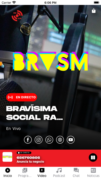 Bravísima Social Radio Screenshot 1 - AppWisp.com Bravísima Social Radio Screenshot 1 - AppWisp.com