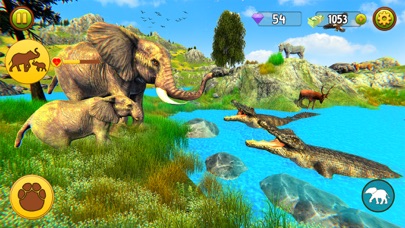 Wild Elephant Simulator Family Screenshot