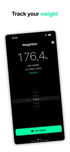 Weightbot screenshot #1 for iPhone