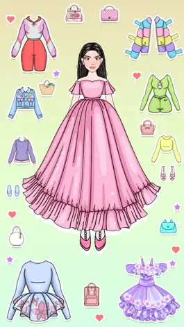 Game screenshot DIY Paper Doll Dress Up Games hack