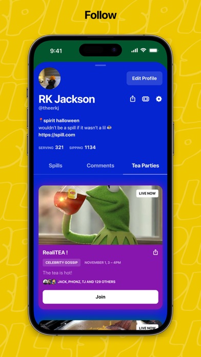 Spill-App Screenshot