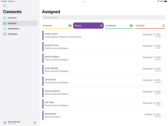 Screenshot #5 pour TouchMD Dashboard - for Staff