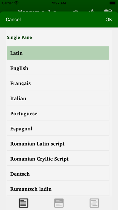 Latin English Screenshot