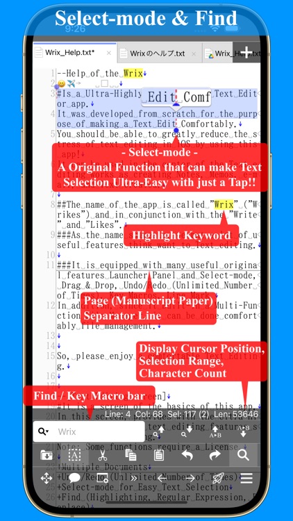 Wrix 2 - Ultra Text Editor