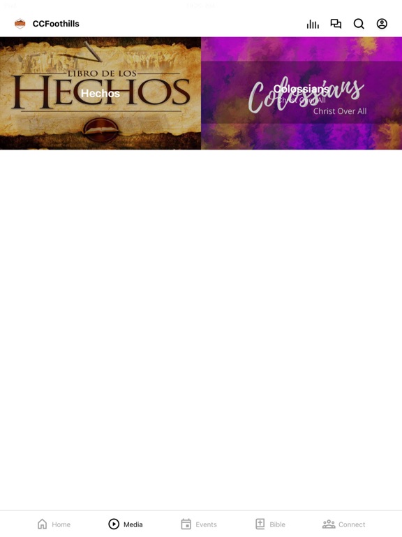 Calvary Chapel Foothills AZ iPad screenshot 2 - Education app