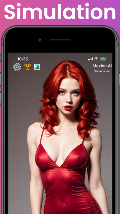 Maxine:AI girlfriend simulator Screenshot