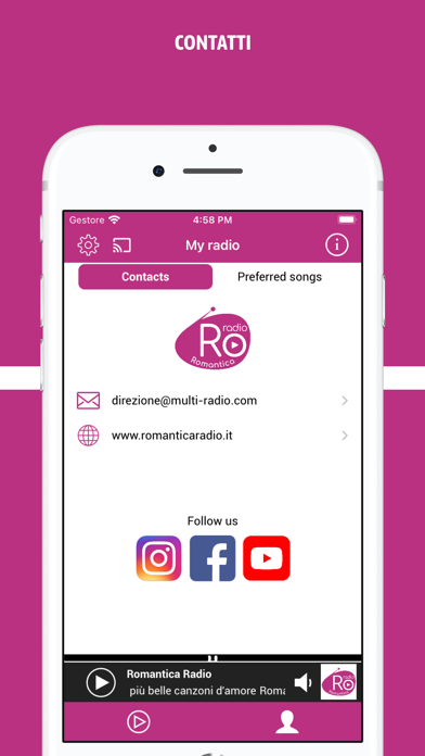 ROMANTICA RADIO Screenshot