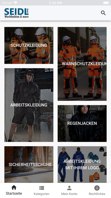 Workfashion-ShopAPP Screenshot
