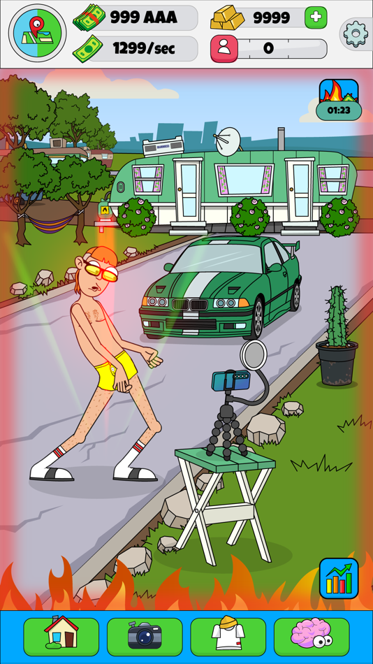 #3. Van - Idle Vlogger (iOS) By: Coco Play