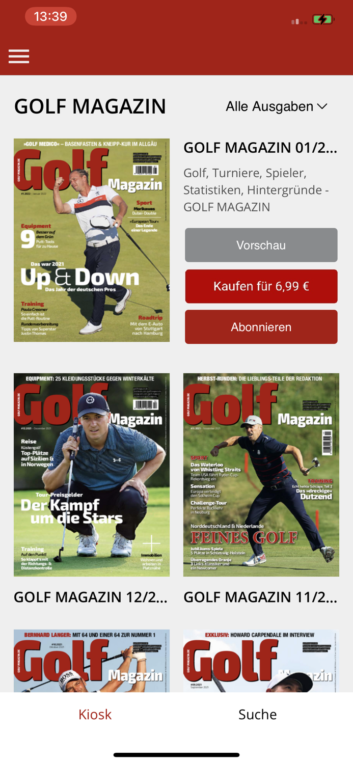GOLF MAGAZIN