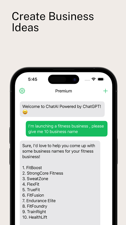 #5. ChatAI - GPT Chat App (iOS) 게시자: Blazelin Tech