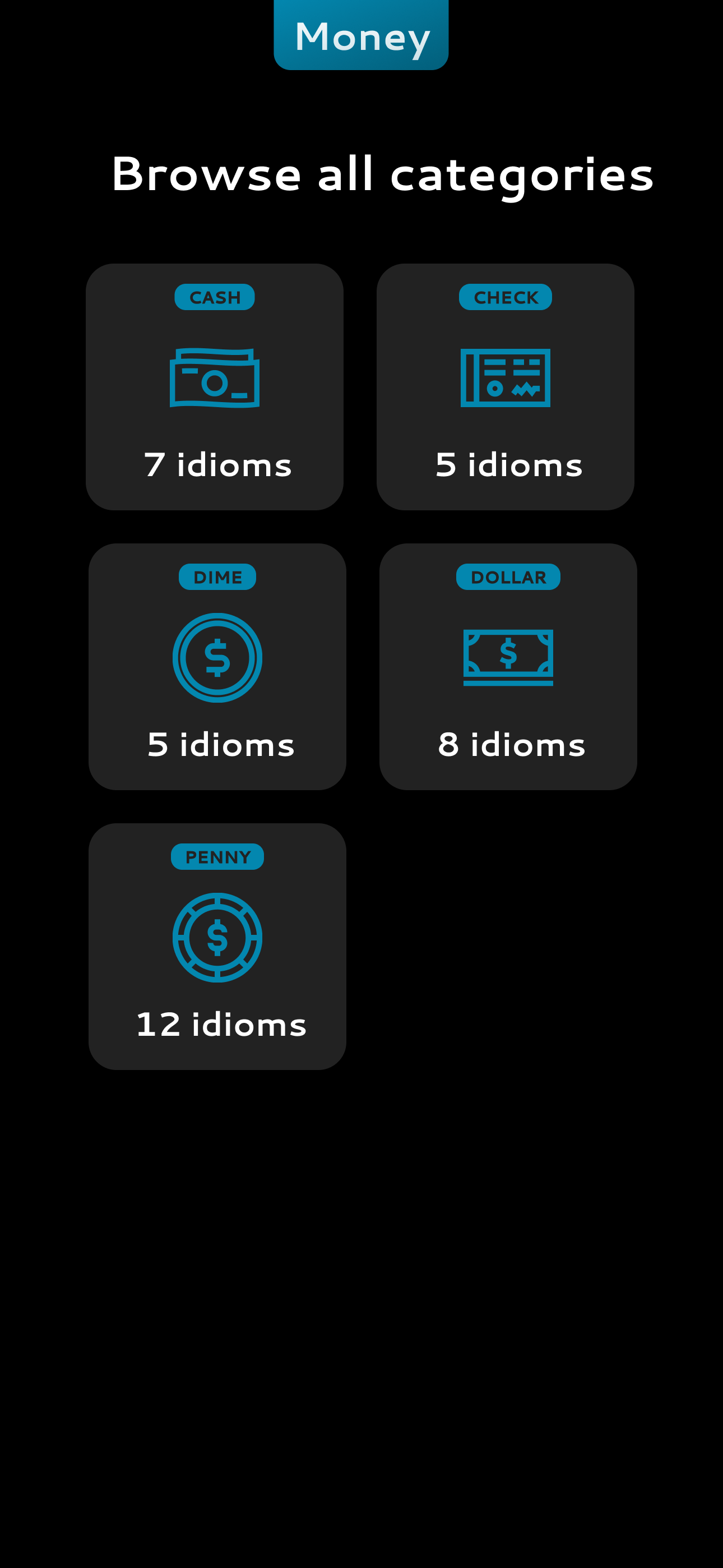 English Money Idioms